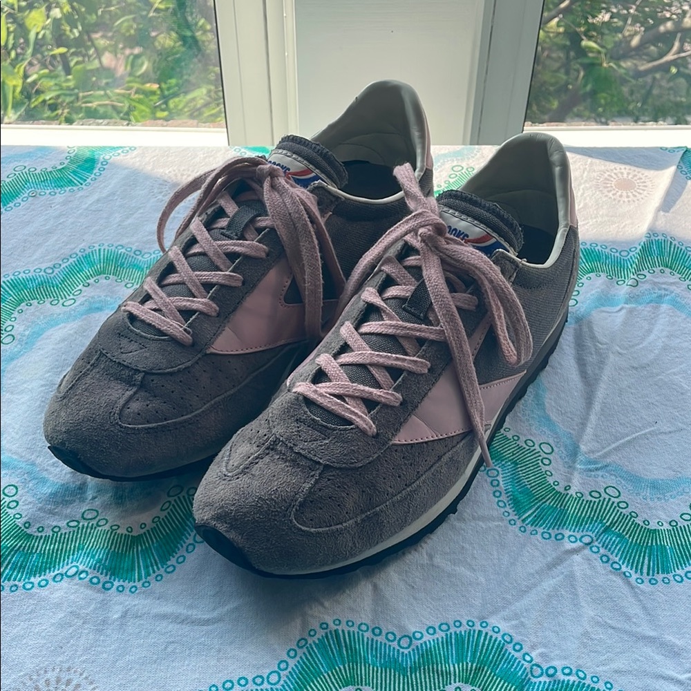 Brooks Gray and Pink Athletic Shoes